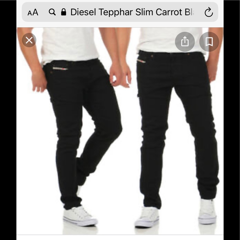 COPY - Diesel jeans men black